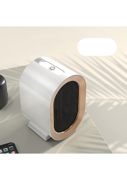 Kapalı Alan Kullanımı Için Alan Isıtıcısı, Aşırı Isınma Koruması, Devrilme Koruması, Düşük Gürültülü Isıtma, Ofis Ev Odası Yatak Odası Için Güvenli Elektrikli Ptc Taşınabilir Fan (Yurt Dışından)