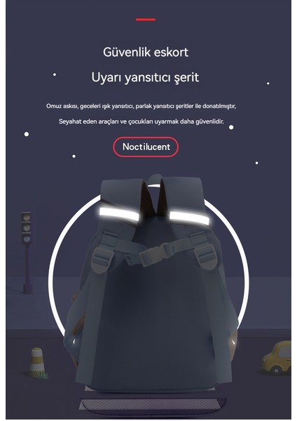 Erkek ve Kız Çocuk Anaokulu Karikatür Okul Çantası 3-6 Yaş (Yurt Dışından) fiyatları