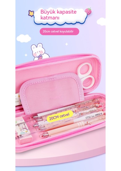 Ilkokul Öğrencisi Karikatür Kırtasiye Kutusu Kalem Çantası Çok Fonksiyonlu (Yurt Dışından) indirimleri