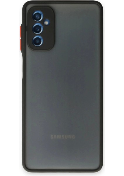 Samsung Galaxy M52 5g Kılıf Montreal Silikon Kapak - Siyah