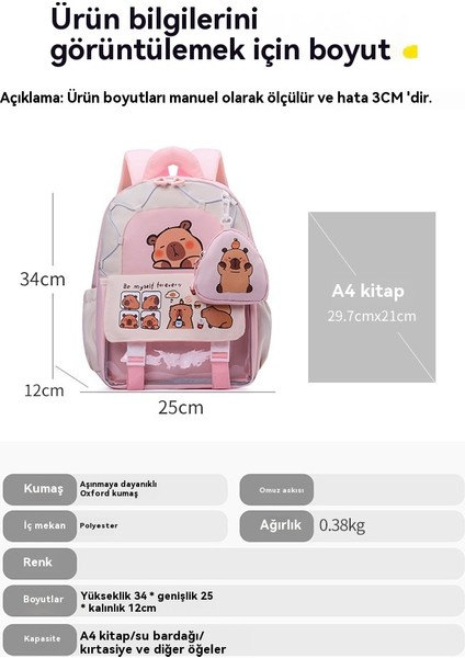 Erkek ve Kız Birinci Sınıf Ilkokul Öğrencileri Için Hafif, Büyük Kapasiteli ve Çok Yönlü Omuz (Yurt Dışından) indirimleri