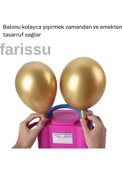 Yüksek Performanslı Çift Çıkışlı Elektrikli Balon Şişirme Pompası (220V - Ab Fişli) modelleri