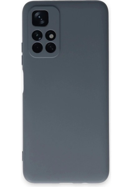 Xiaomi Redmi Note 11T Kılıf Nano Içi Kadife Silikon - Gri