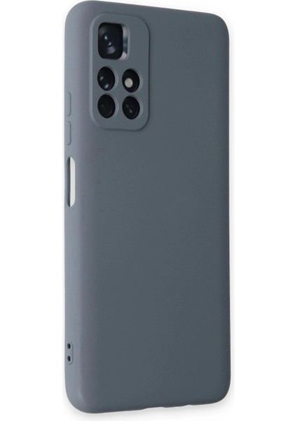 Xiaomi Redmi Note 11T Kılıf Nano Içi Kadife Silikon - Gri fiyatları