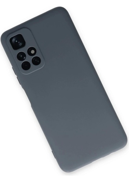 Xiaomi Redmi Note 11T Kılıf Nano Içi Kadife Silikon - Gri modelleri