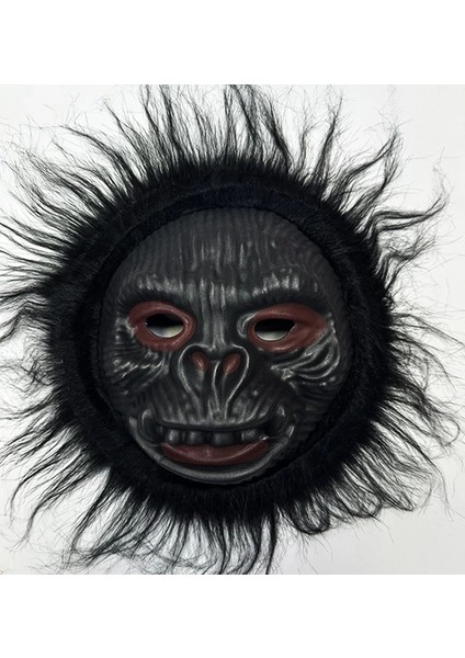 Bfs Orangutan Maskesi - Maymun Maskesi - Goril Maskesi Yetişkin Çocuk Uyumlu Siyah Renk Model 2