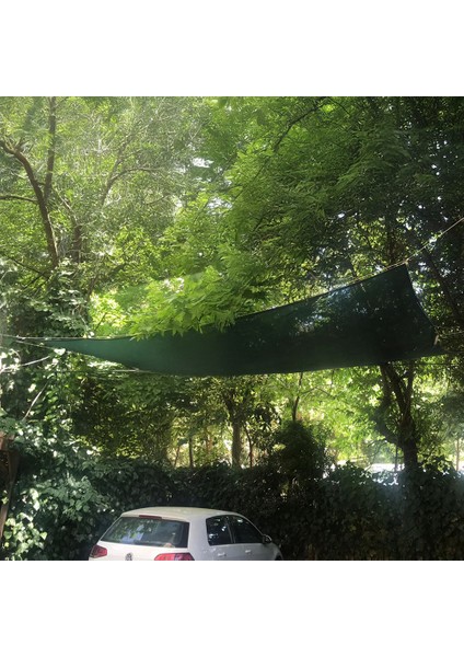 Gölgelik File Bahçe Filesi - 95lik - 6 Metre En Yeşil - Şeritli Halkalı - Gölgelik Tente Plaj Gölgeliği