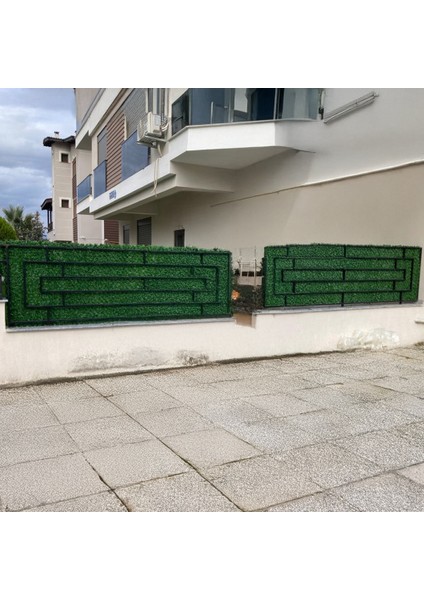 Çim Çit - Dekoratif Yeşil Bahçe Çim Çiti - Çimli Tel - 4.2 Göz - 50 cm x 1 Metre indirimleri