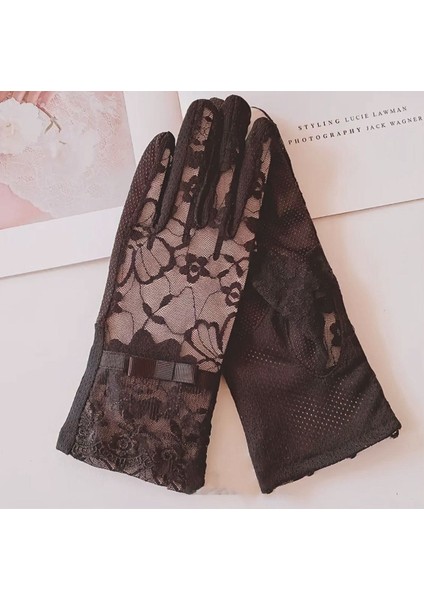Yazlık Eldiven Black Lace