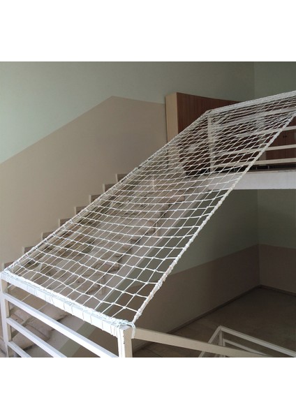 Güvenlik Filesi - İnşaat Filesi - Balkon Filesi - 10 cm Gözenek 6 mm İp - Güvenlik Ağı