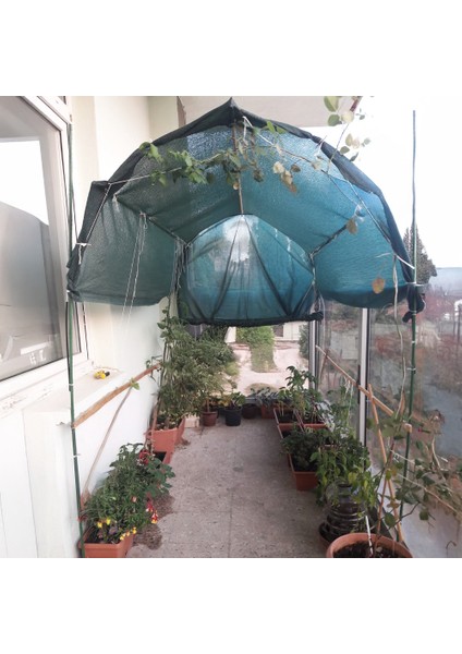Gölgelik File Balkon Gölgelik - 75lik - 3 Metre En Yeşil - Düz Kenar - Gölgelik Branda İnşaat Filesi fırsatları
