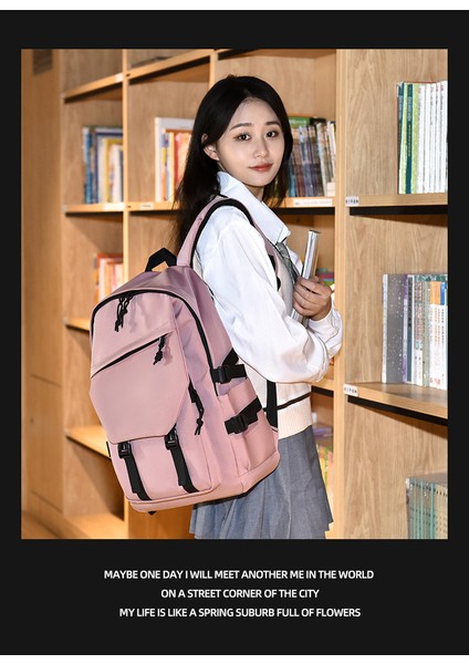 Ortaokul Erkek Yeni Lise Üniversite Öğrencileri Kadın Büyük Kapasiteli Bilgisayar Çantası Eğlence Seyahat Çantası (Yurt Dışından) fiyatları