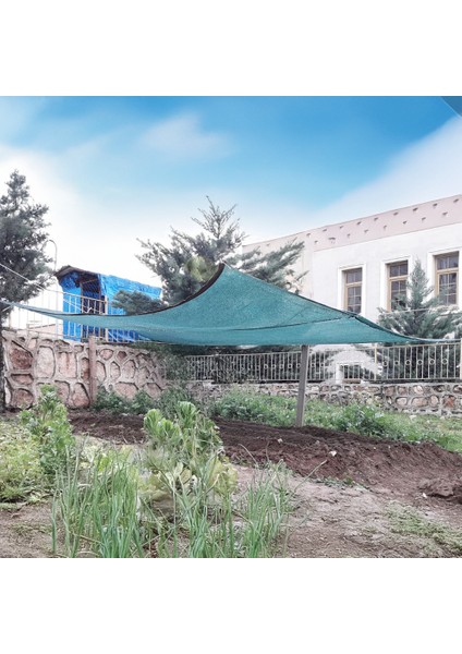 Gölgelik File Havuz Gölgelik - 75lik - 3 Metre En Yeşil - Şeritli Halkalı - Balkon Gölgeliği Bahçe Filesi fırsatları