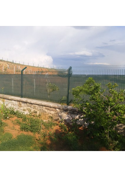 Gölgelik File Çit Filesi - 75lik - 1 Metre En Yeşil - Düz Kenar - Çit Örtüsü Çit Gölgelik