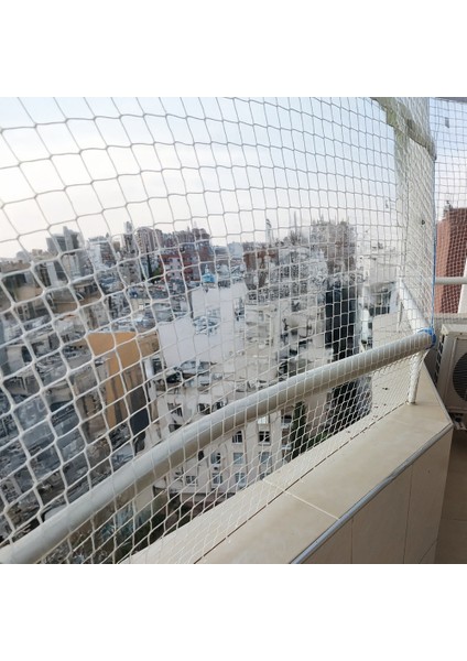 Kedi Filesi - Kedi Ağı - 4 cm Gözenek 2,5 mm Ip - Balkon Filesi - Kedi Koruma Ağı - Numune, Numune fırsatları