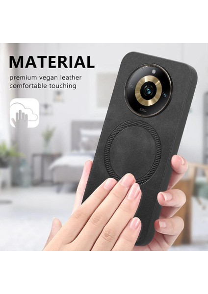 Realme Narzo 60 Pro 5g Manyetik Telefon Kılıfı – Magsafe Uyumlu, Ince Mat Deri Arka Kapak (Yurt Dışından) fiyatları