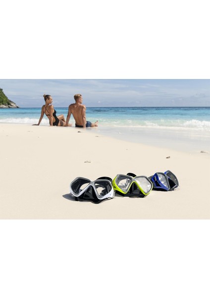 Bestway Yetişkin Yüzücü Maskesi Tempred Silikon Vakumlu 22075 Mavi fırsatları