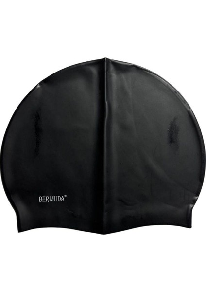 Bermuda Silikon Deniz ve Havuz Bonesi T708602 Siyah