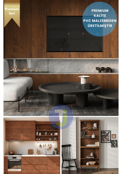 Premium Kendinden Yapışkanlı Ahşap Desen Pvc Kaplama Folyosu 60X100CM modelleri