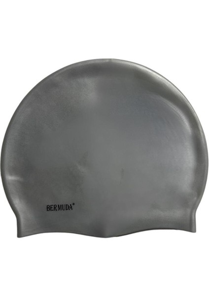 Bermuda Silikon Deniz ve Havuz Bonesi T708602 Gri