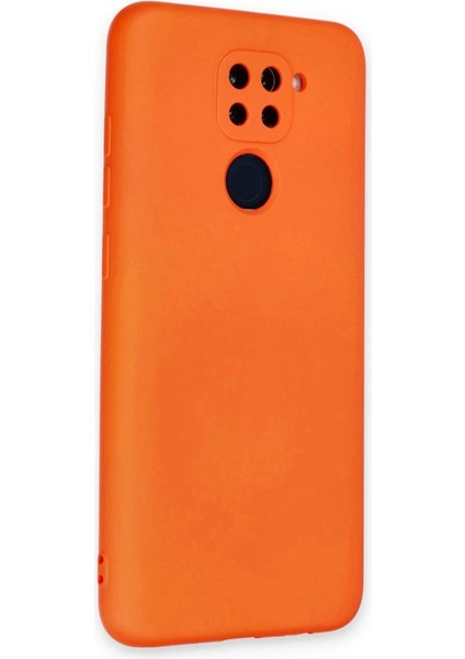 Xiaomi Redmi Note 9 Kılıf Nano Içi Kadife Silikon - Turuncu fiyatları