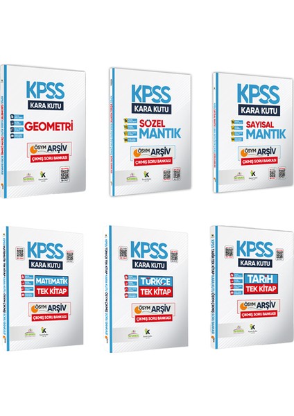 KPSS nin Kara Kutusu Genel Yetenek Genel Kültür Tek Ekonomik Set Paket Konu Özetli Dijital Çözümlü Sor Bankası