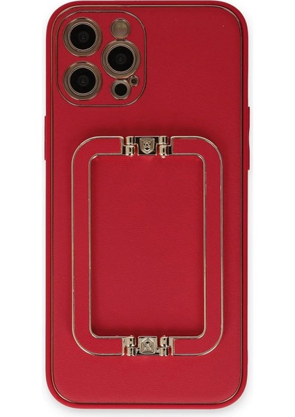 iPhone 12 Pro Kılıf Coco Elit Kapak - Kırmızı