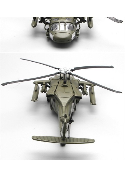 Huayi F64-3 Black Hawk Savaş Helikopteri Alaşımlı Avcı Modeli (Yurt Dışından) fiyatları