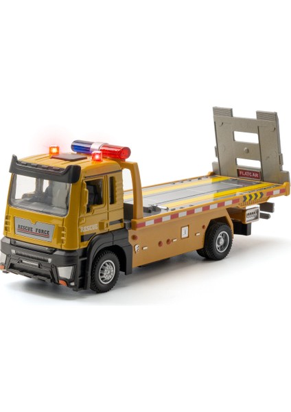 1 Ila 32 Mühendislik Düz Kamyon Römork Alaşımlı Araba Modeli (Yurt Dışından)