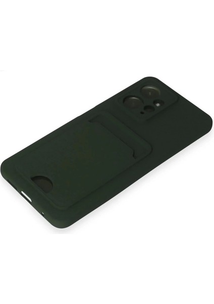 Xiaomi Redmi Note 12 4g Kılıf Kelvin Kartvizitli Silikon - Koyu Yeşil fırsatları