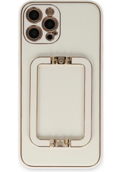 iPhone 12 Pro Kılıf Coco Elit Kapak - Beyaz