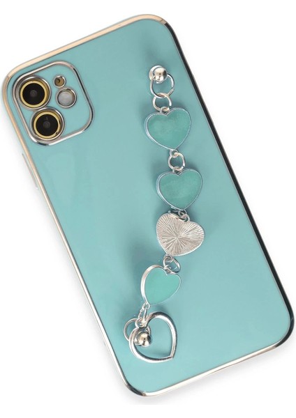 iPhone 12 Kılıf Esila Silikon - Su Yeşili modelleri