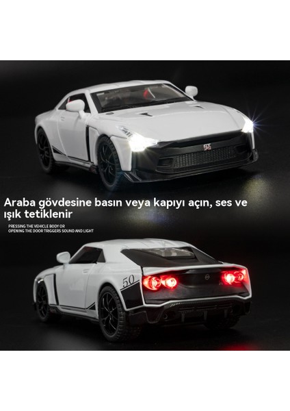 1 Ila 32 Nissan GT-R50 Alaşımlı Otomobil Modeli (Yurt Dışından) modelleri
