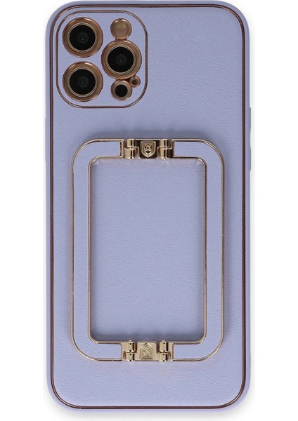 iPhone 12 Pro Kılıf Coco Elit Kapak - Lila