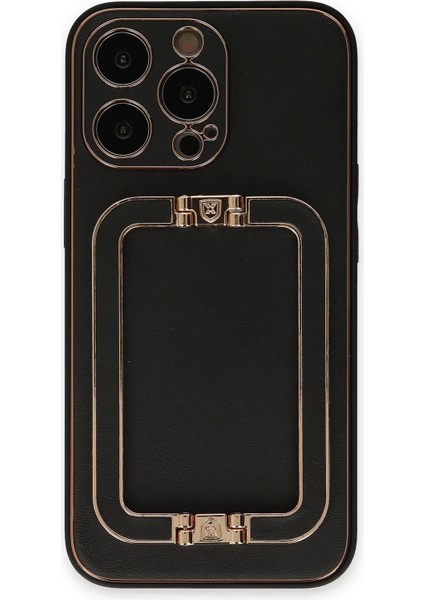 iPhone 13 Pro Max Kılıf Coco Elit Kapak - Siyah