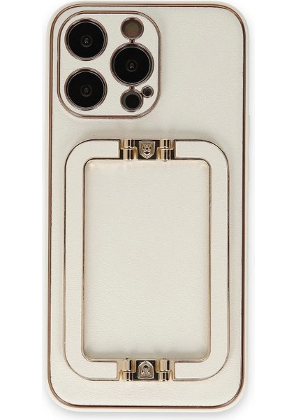iPhone 13 Pro Kılıf Coco Elit Kapak - Beyaz