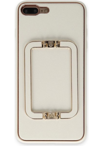 iPhone 7 Plus Kılıf Coco Elit Kapak - Beyaz