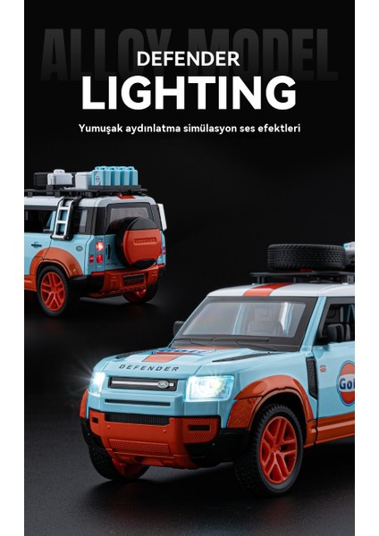 1:24 Land Rover Guard Bay Alaşımlı Arazi Aracı Model Araba (Yurt Dışından) fırsatları