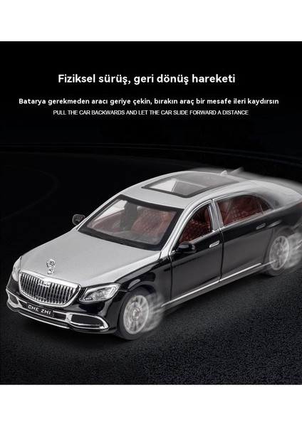 1:24 Mercedes Maybach GLS600 Alaşımlı Araba Modeli (Yurt Dışından) indirimleri