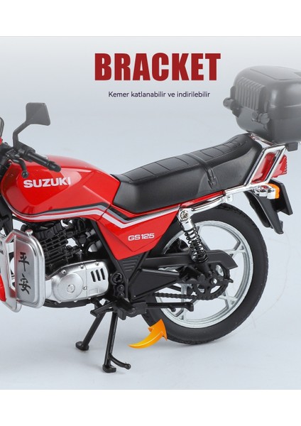 1:12 Suzuki Kral Alaşımlı Motosiklet Modeli (Yurt Dışından) fiyatları