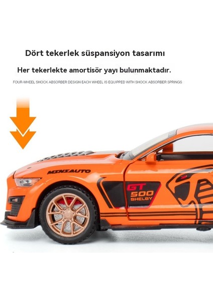 1:32 Ford Mustang GT500 Alaşımlı Araba Modeli (Yurt Dışından) modelleri