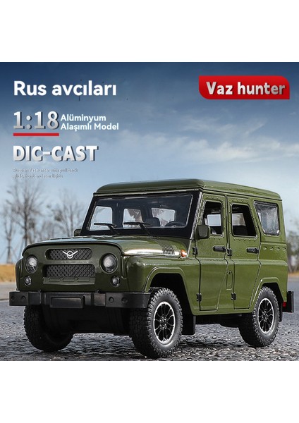1:18 Rus Vaz Avcısı Alaşımlı Arazi Aracı Modeli (Yurt Dışından) fırsatları