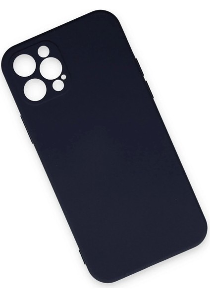 iPhone 12 Pro Max Kılıf Nano Içi Kadife Silikon - Lacivert fiyatları