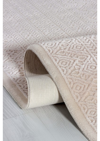 Serenat SE008 Bej Uzun Ömürlü Yumuşak Dokulu Salon Mutfak Koridor Oturma Odası Yolluk Halı fiyatları