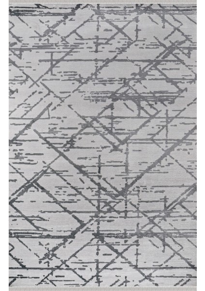 Bereket BE009 Krem-Antrasit Uzun Ömürlü Yumuşak Dokulu Salon Mutfak Koridor Oturma Odası Yolluk Halı modelleri