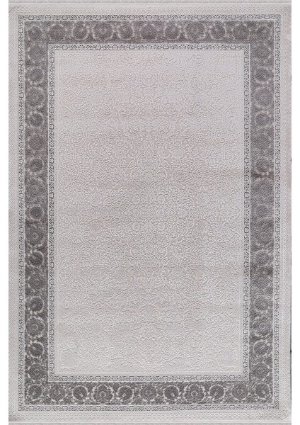 Serenat SE004 Krem-Antrasit Uzun Ömürlü Yumuşak Dokulu Salon Mutfak Koridor Oturma Odası Yolluk Halı modelleri