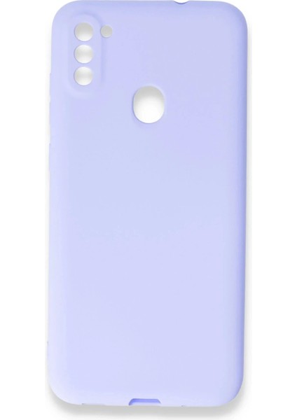 Samsung Galaxy A11 Kılıf First Silikon - Lila