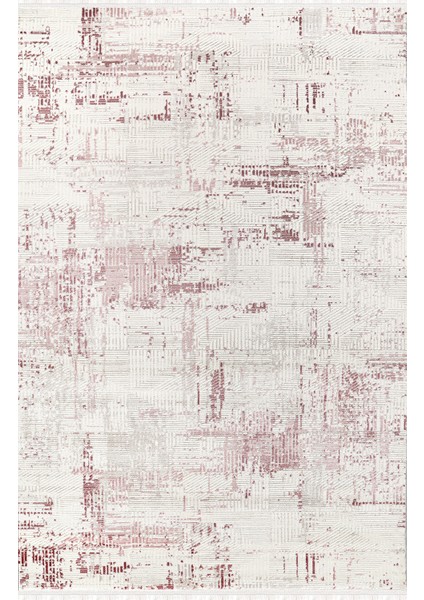 Bereket BE003 Krem-Pembe Uzun Ömürlü Yumuşak Dokulu Salon Mutfak Koridor Oturma Odası Yolluk Halı modelleri