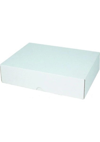 25X20X10 cm Kesimli E-Ticaret ve Kargo Kutusu 25 Adet - Beyaz fiyatları