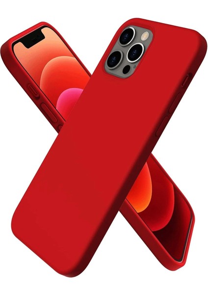 iPhone 12 Pro Max Kılıf First Silikon - Koyu Kırmızı fiyatları